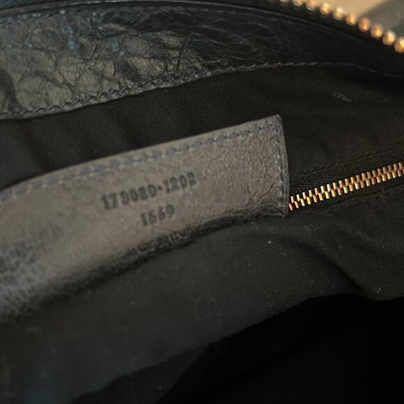 Authentic Balenciaga Work Leather Bag - 2011 Anthracite G21 Rose Gold Hardware - Picture 12 of 16